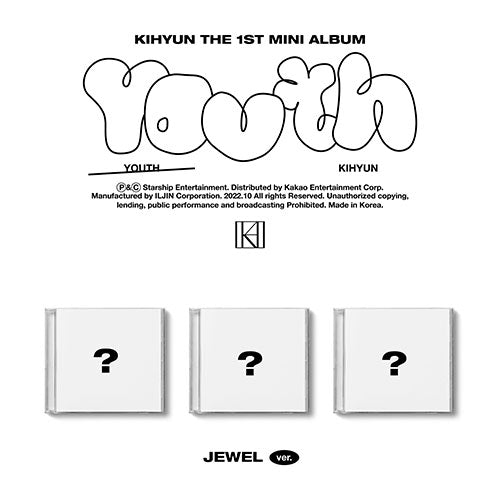 Kihyun Youth Ver. Jewel Case 1st Mini Album Insa Korean Store