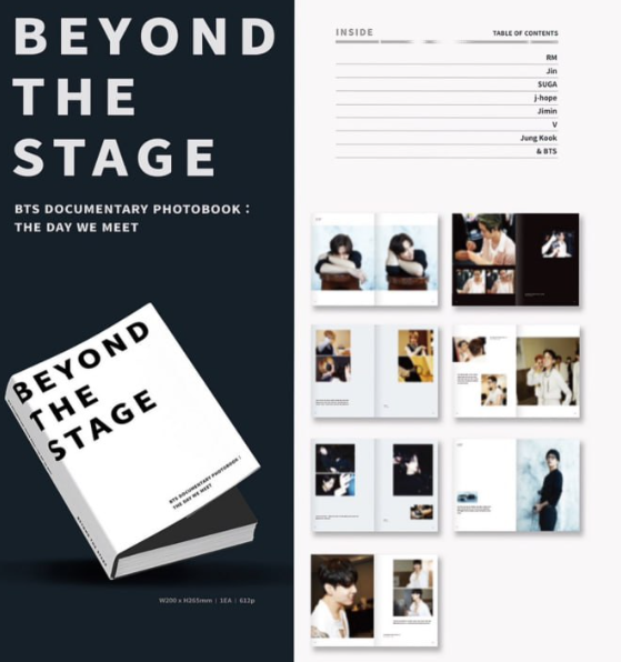 BTS - 'Beyond the stage' BTS Documentary Photobook : The day we